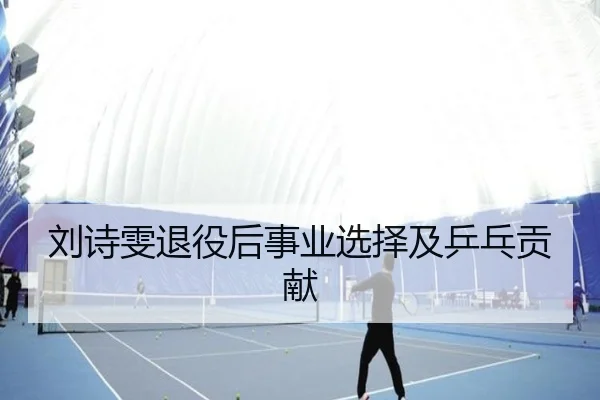 刘诗雯退役后事业选择及乒乓贡献
